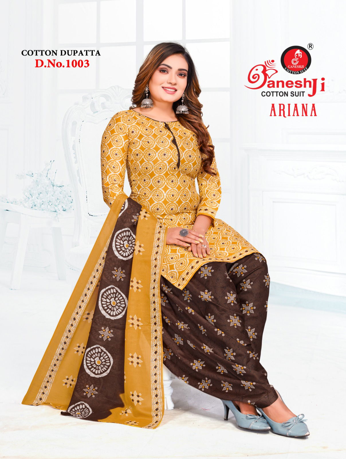 Ariana Vol 1 By Ganeshji  Cotton Printed Dress Material Wholesale Shop in Surat
